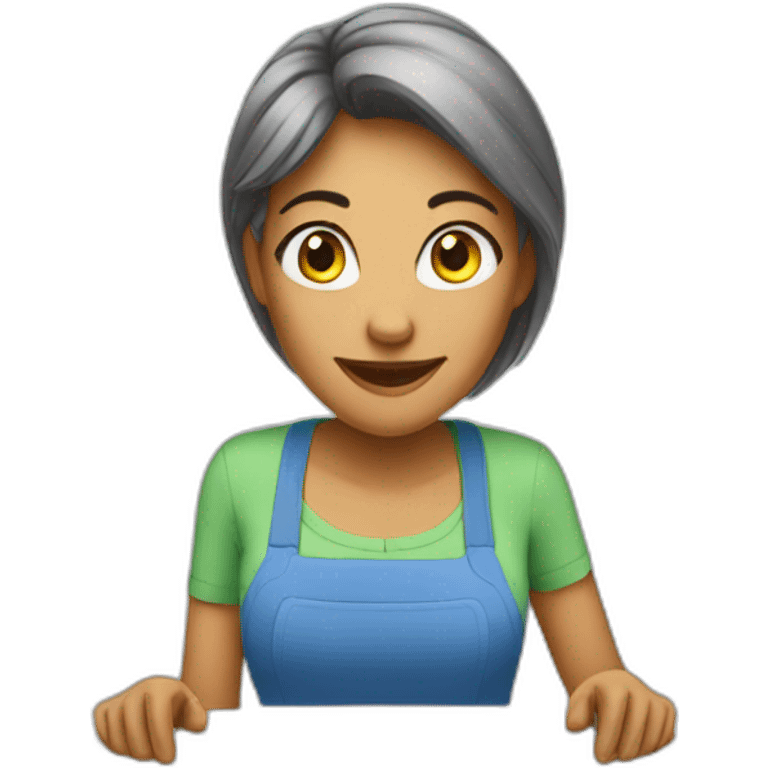 mom doing job emoji