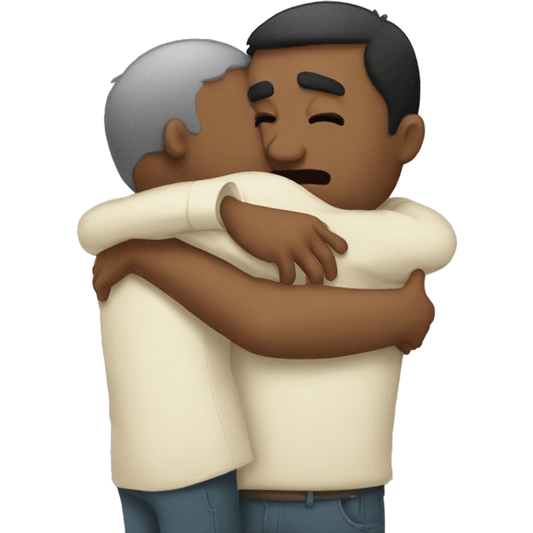 Sad hug emoji