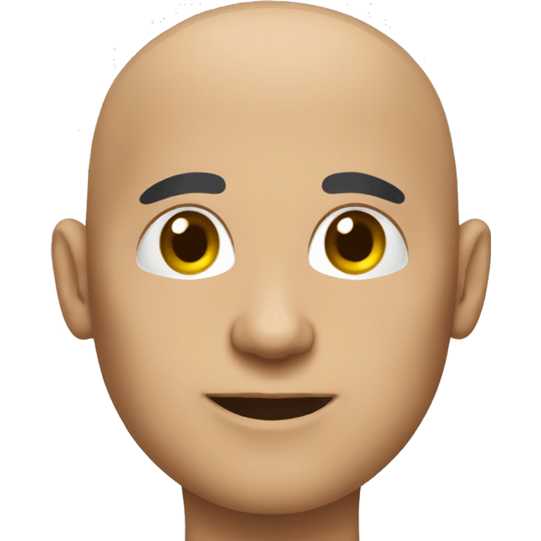 Bald refereee emoji