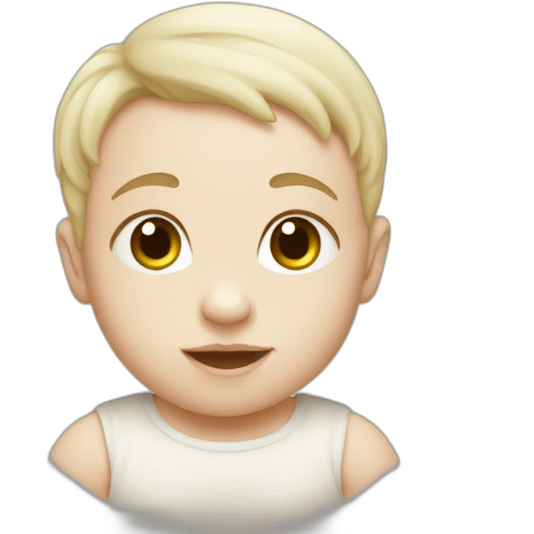 baby white emoji