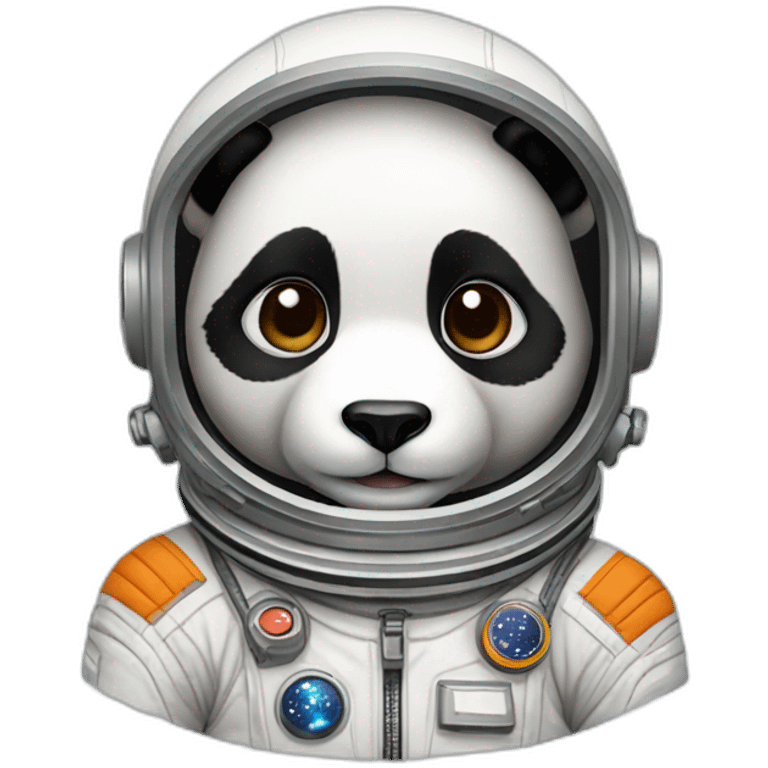 panda cosmonaut emoji