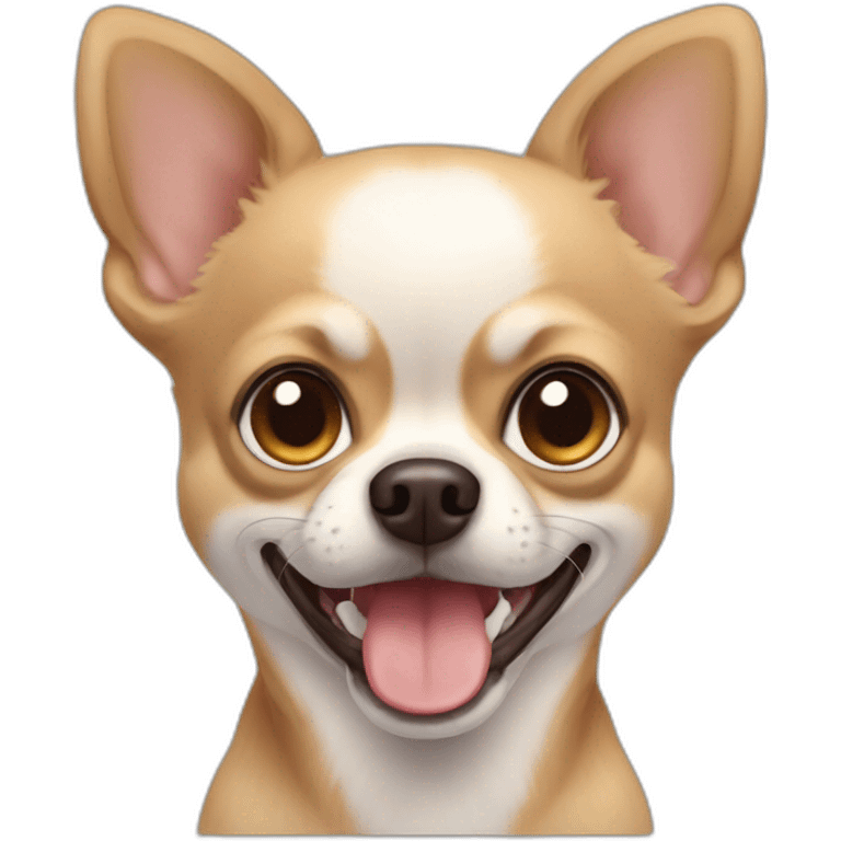 Perro Chihuahua enojado emoji