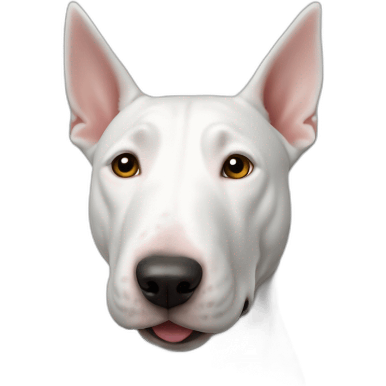 Bull terrier white emoji