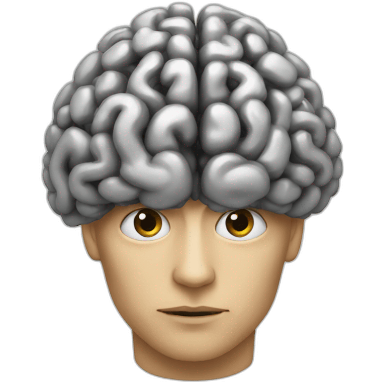 chained brain emoji