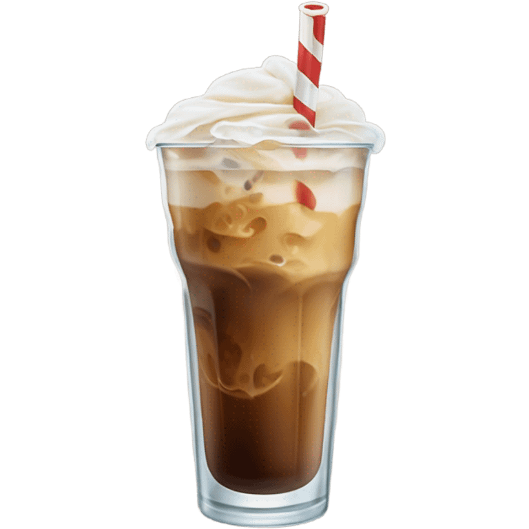 Iced coffee emoji