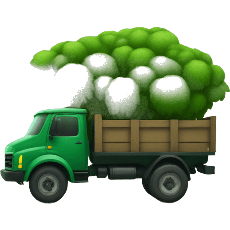 Forest like green Truck without a trailer emoji