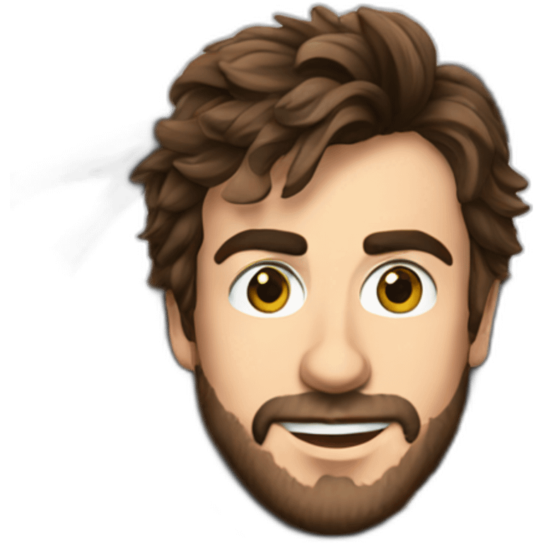 Fernando Alonso inside car emoji