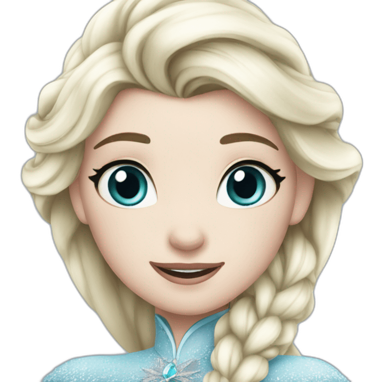 Frozen princess emoji