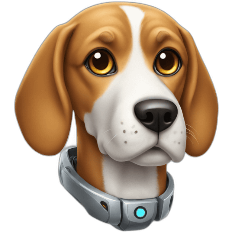 Robotic Beagle Dog emoji