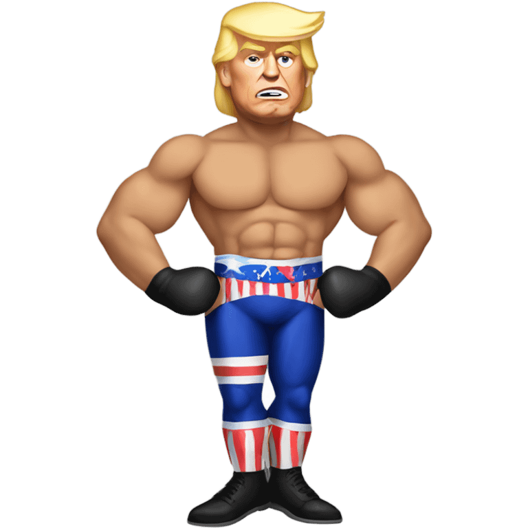 Donald Trump pro wrestling  emoji