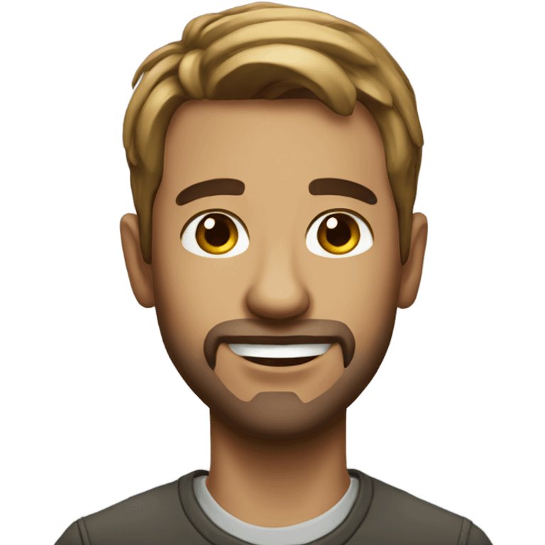 cool casual male portrait emoji