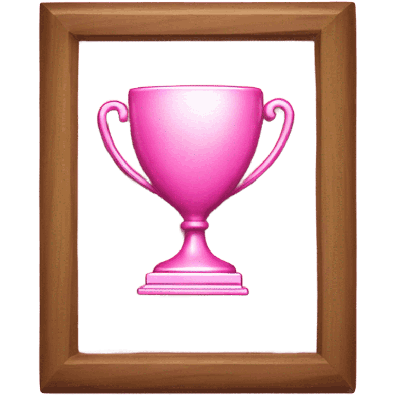 pink award plaque emoji