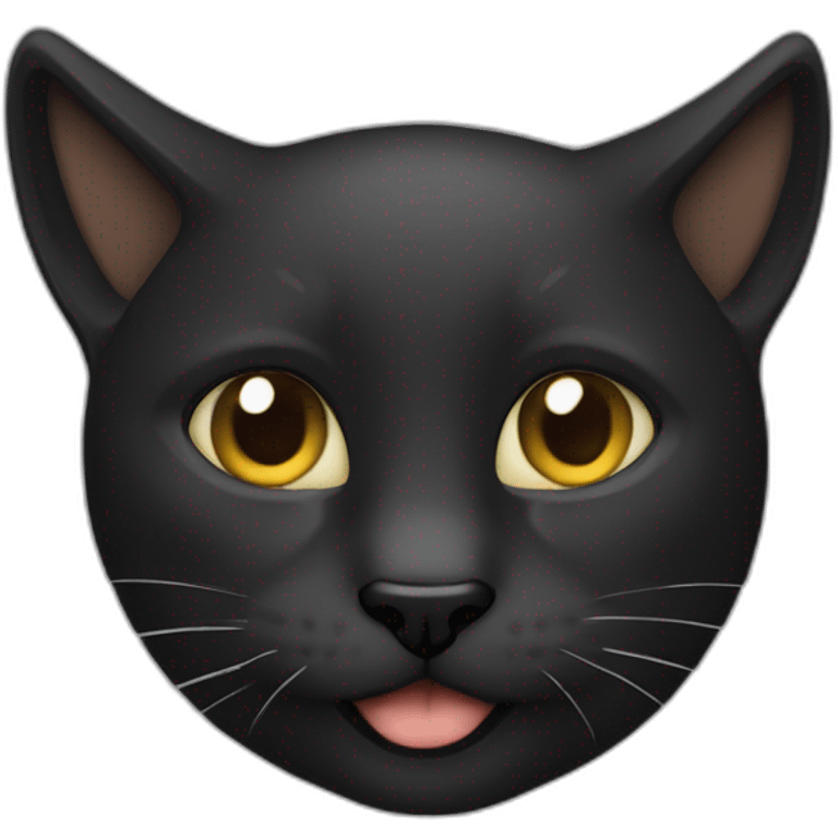 Gato preto emoji