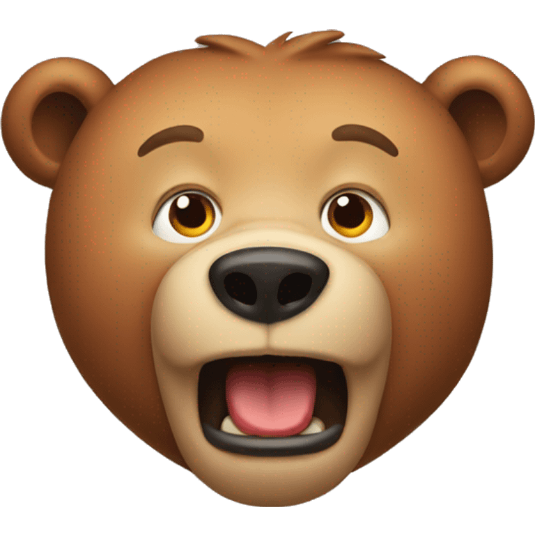 Hungry bear emoji