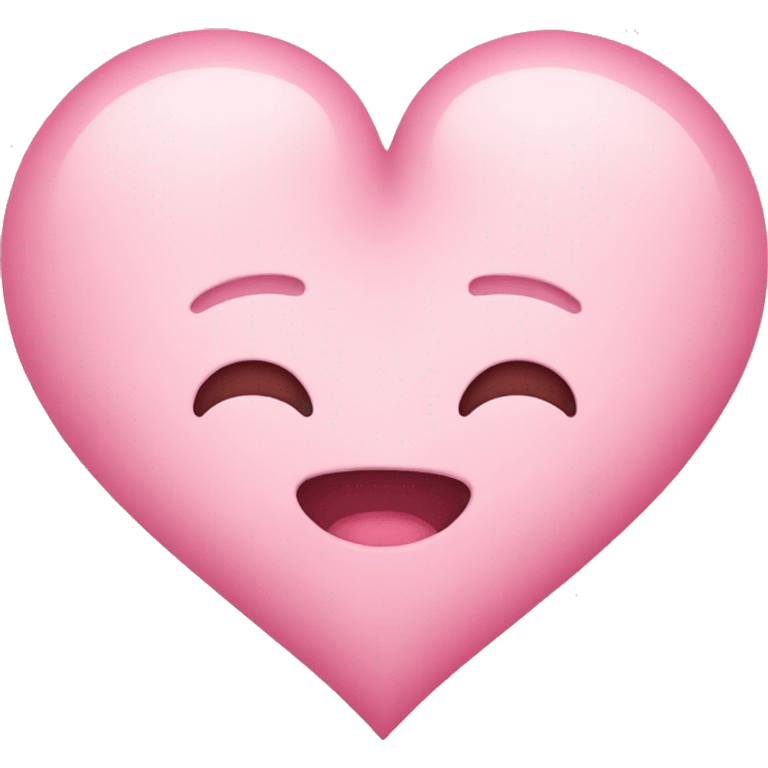 Baby pink heart  emoji