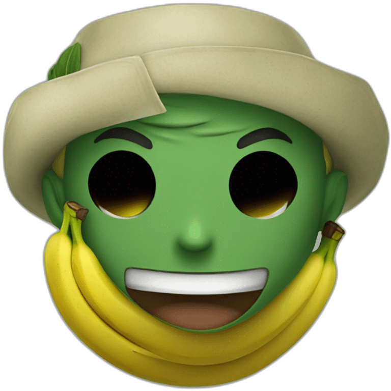 Zoro qui suce une banane emoji