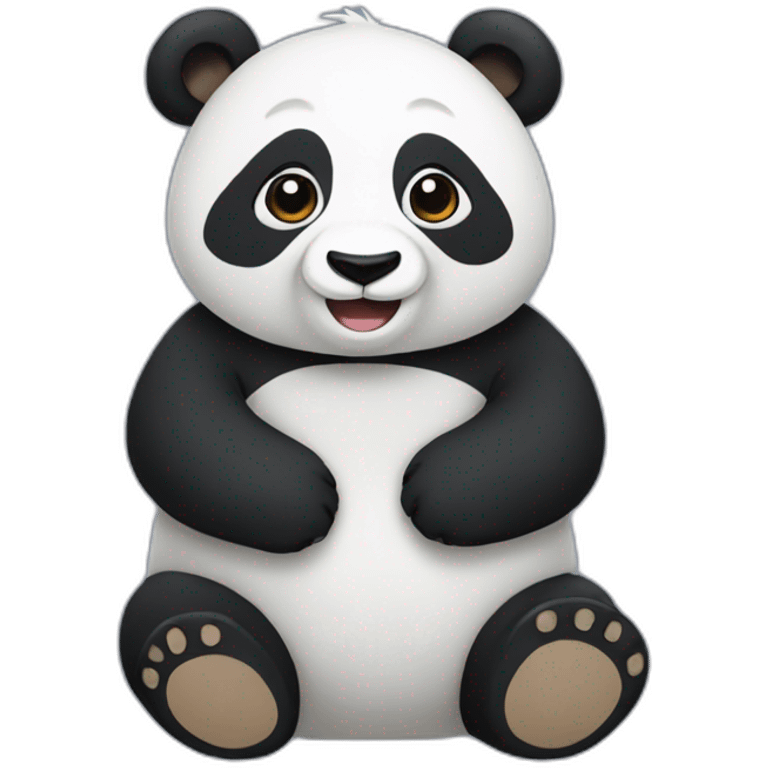 Panda sans roux emoji