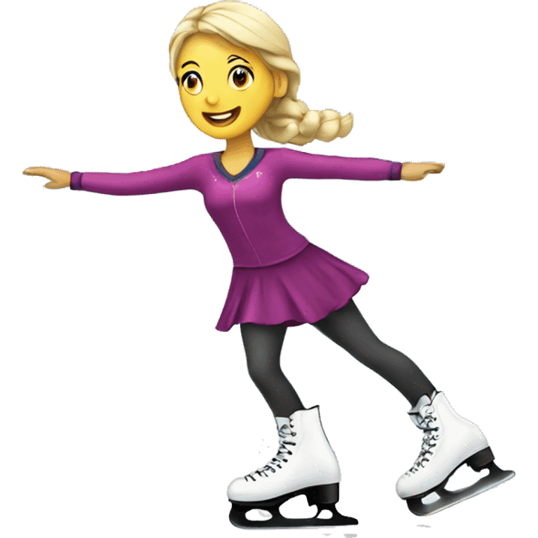 Ice skating emoji