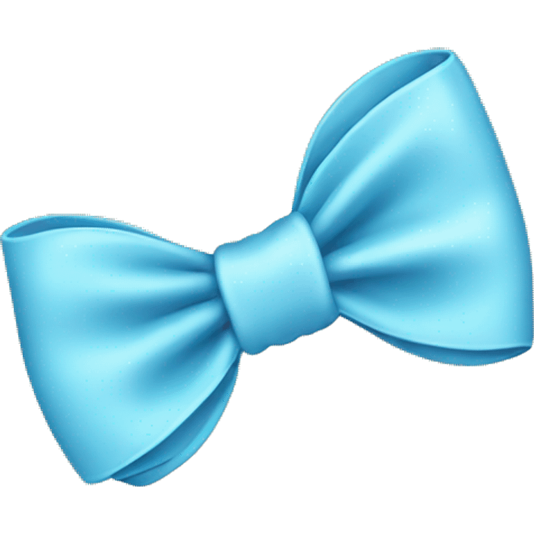 Baby blue bow emoji