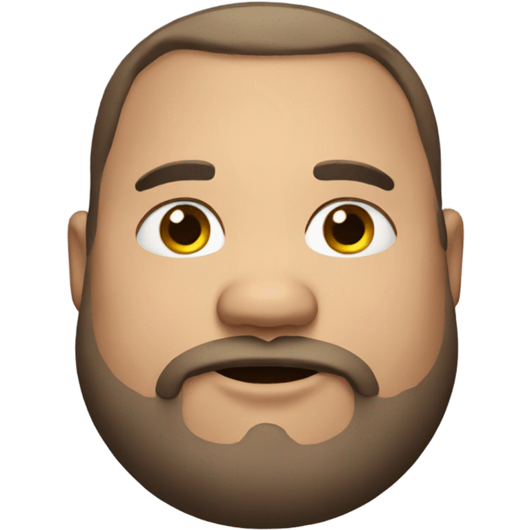 Fat guy emoji