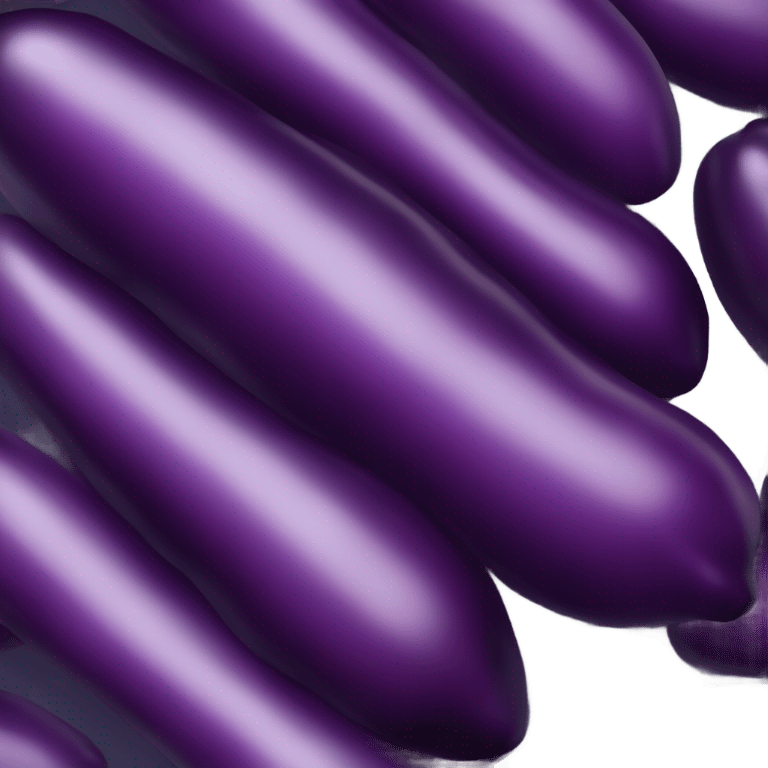 glazed egg plant  emoji