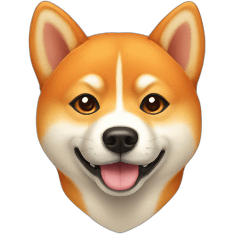 orange shiba inu emoji