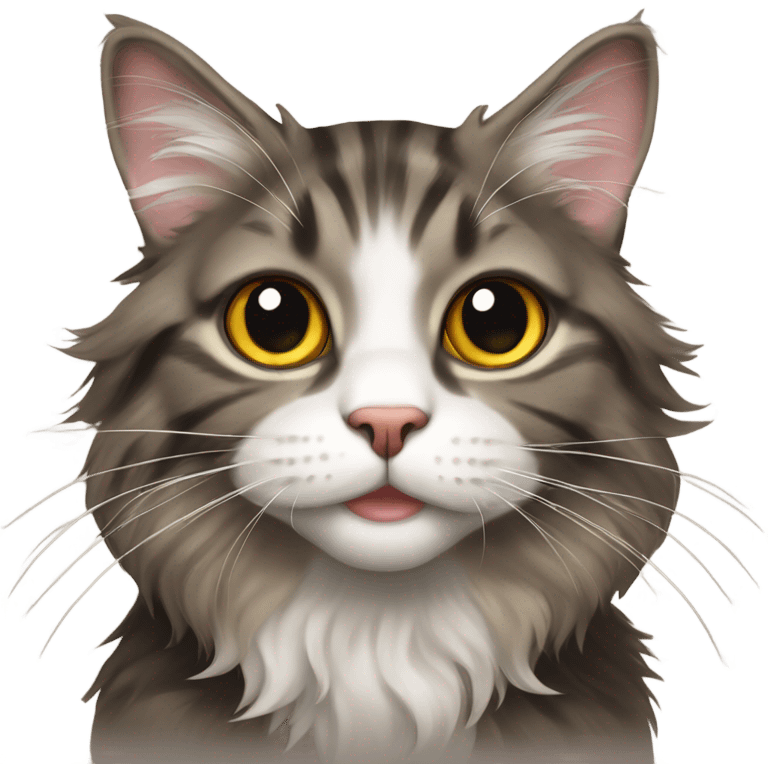 Maincoon cat emoji