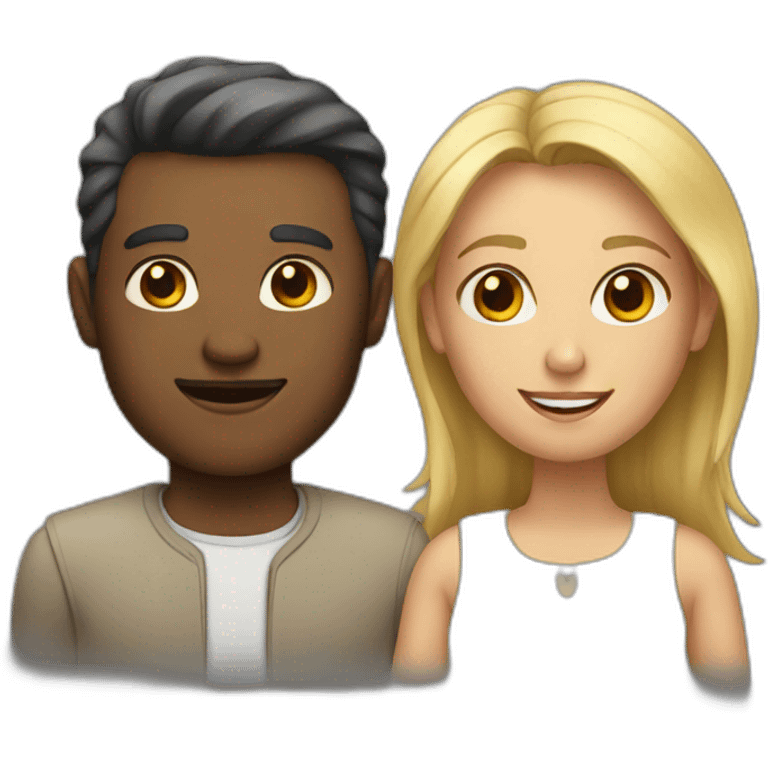 Man and woman emoji