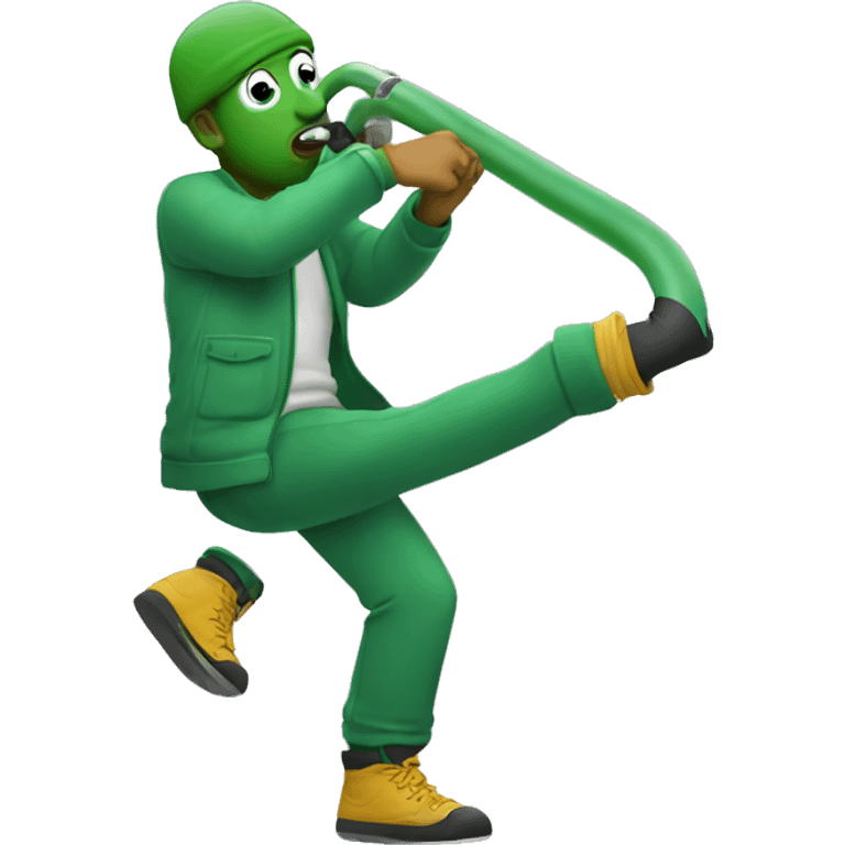 dabbing hose emoji