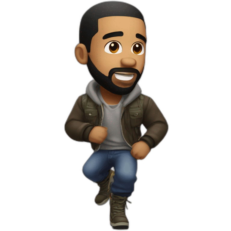 drake playing fortnite emoji