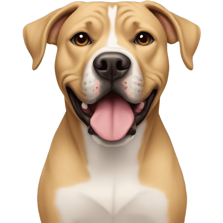 American staffordshire terrier mixed with labrador emoji