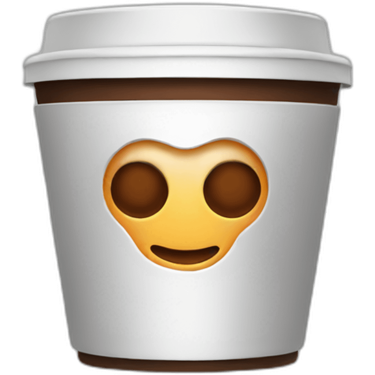 Atomic coffee emoji