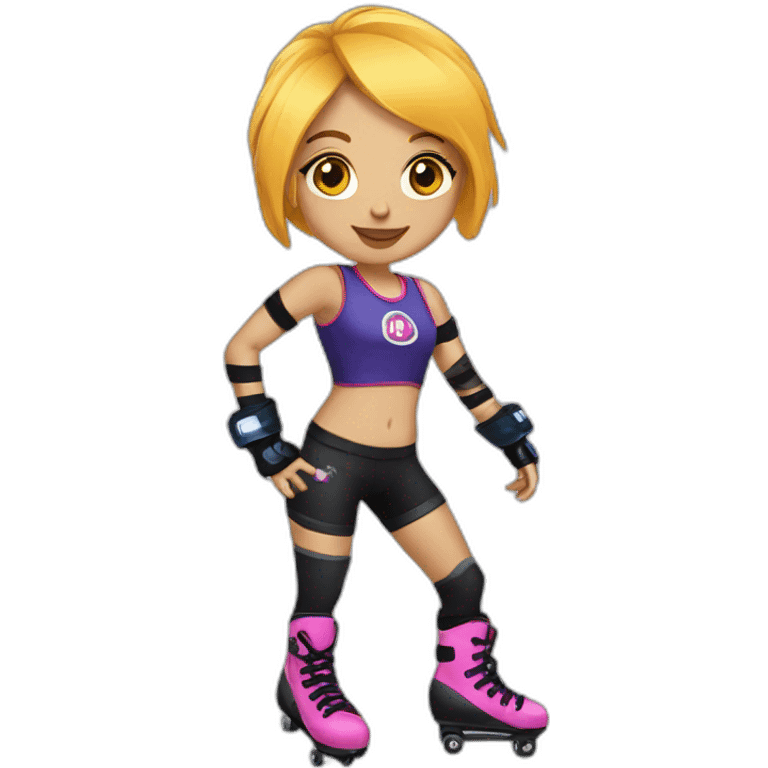 roller derby emoji