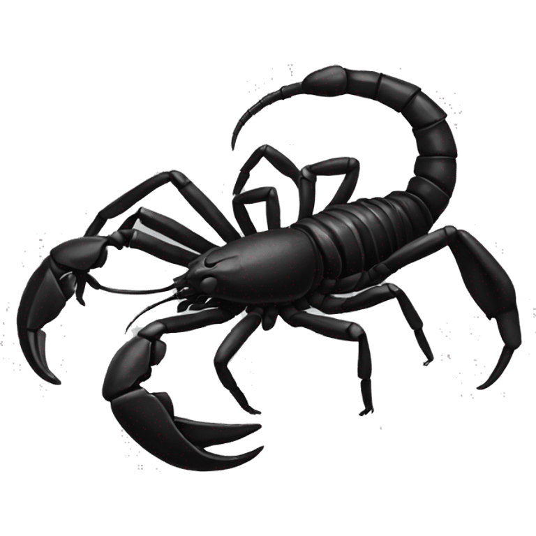 Scorpion preto emoji