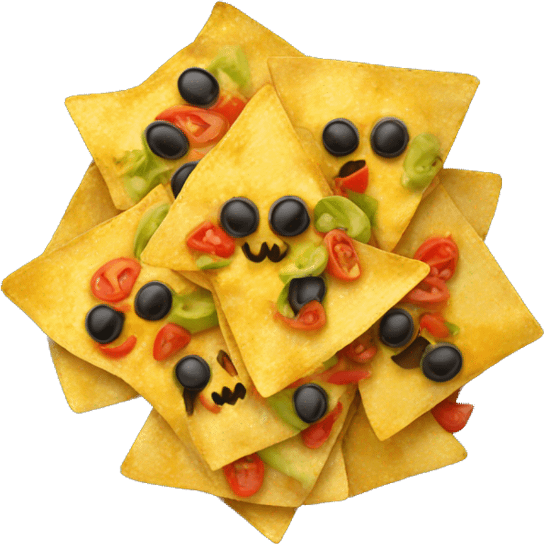 A plate of nachos emoji