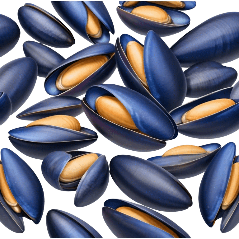 Blue mussels emoji