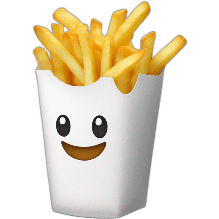 paquet de frites mayonnaise emoji