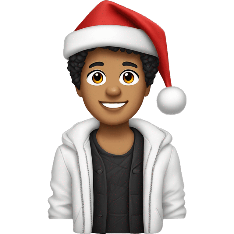 bruno mars as santa emoji