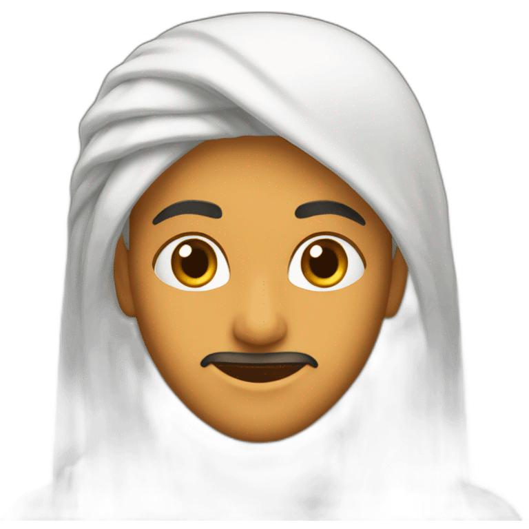 Arabe entrain de voler emoji