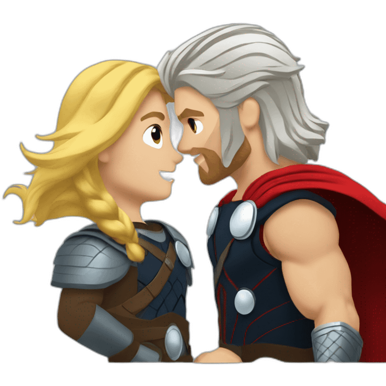 Thor thunder and love emoji