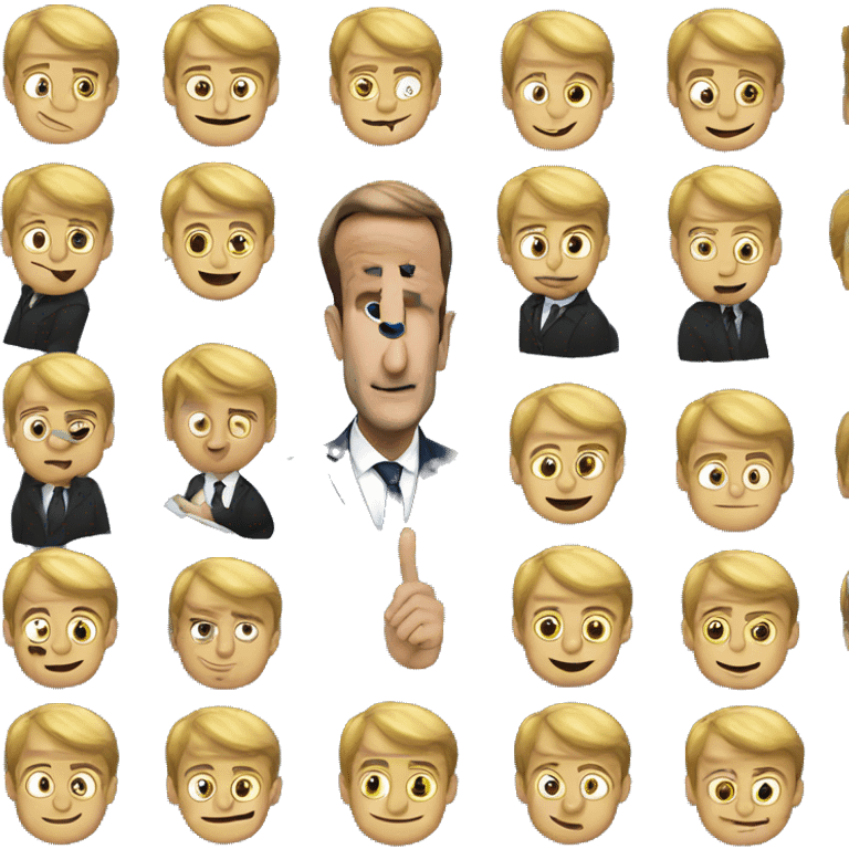 Emmanuel Macron emoji