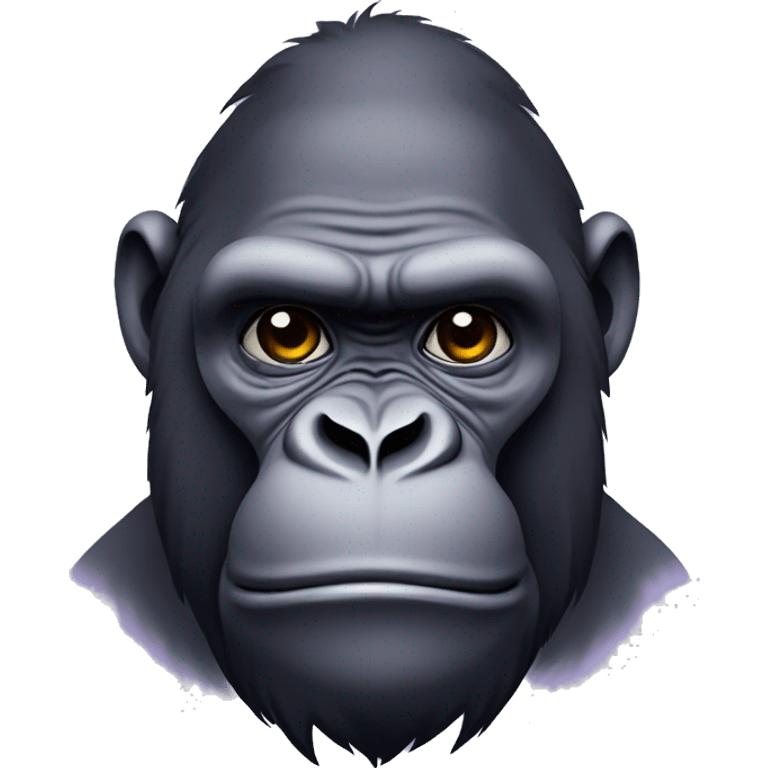 Gorilla  from th gorilla tg purple color emoji