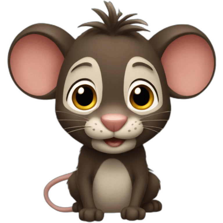 Raton estilo disney pixar emoji