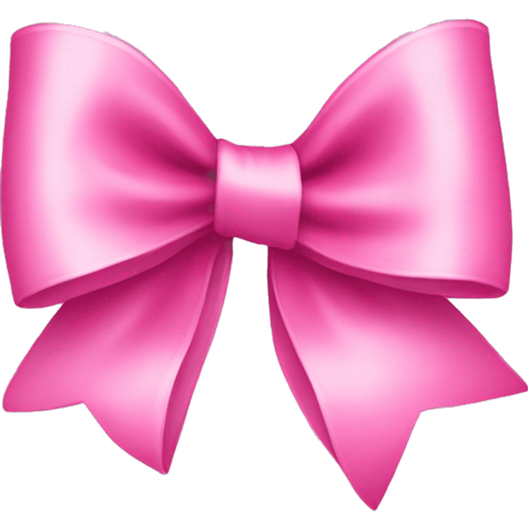 pink bow with clip emoji