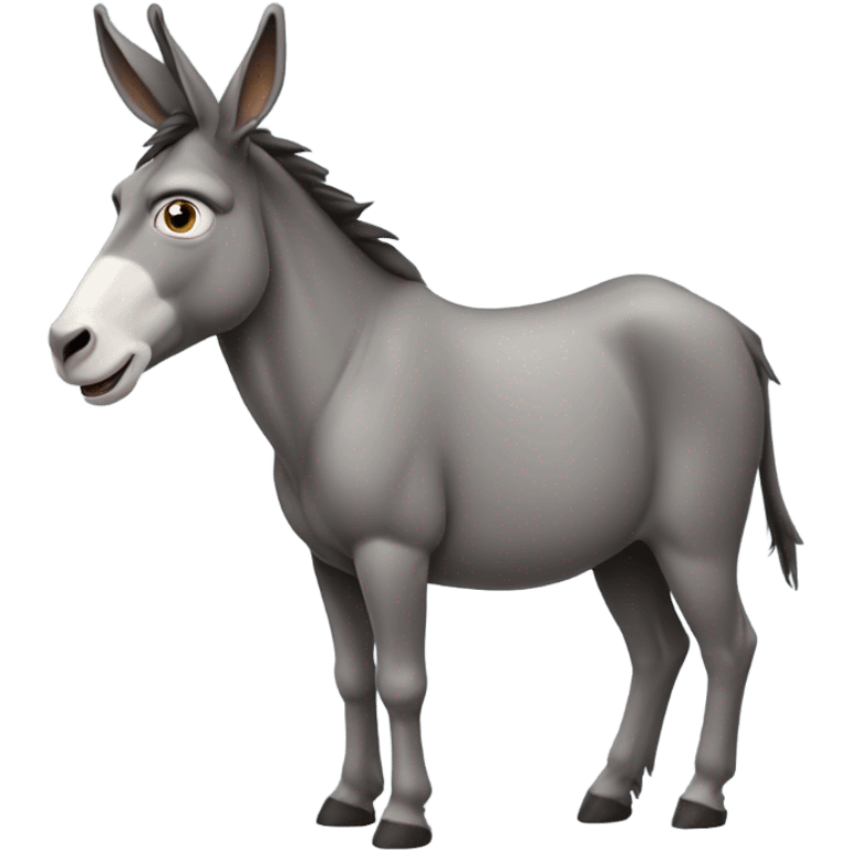 Rift shaped like a donkey emoji