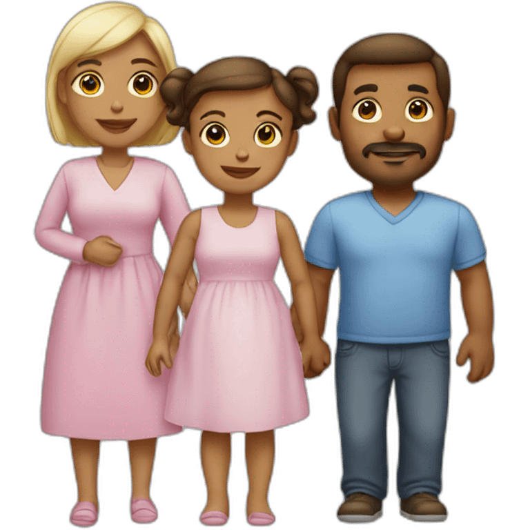 1 man 1 woman 1 girl 1baby emoji