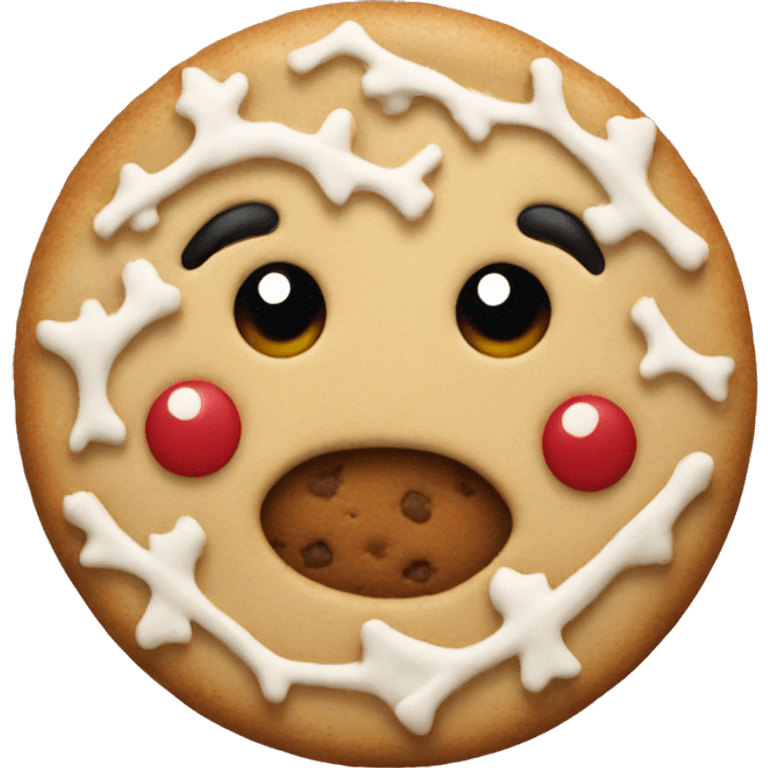 Christmas cookie emoji