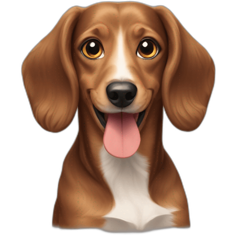 Dachshund spaniel mix emoji