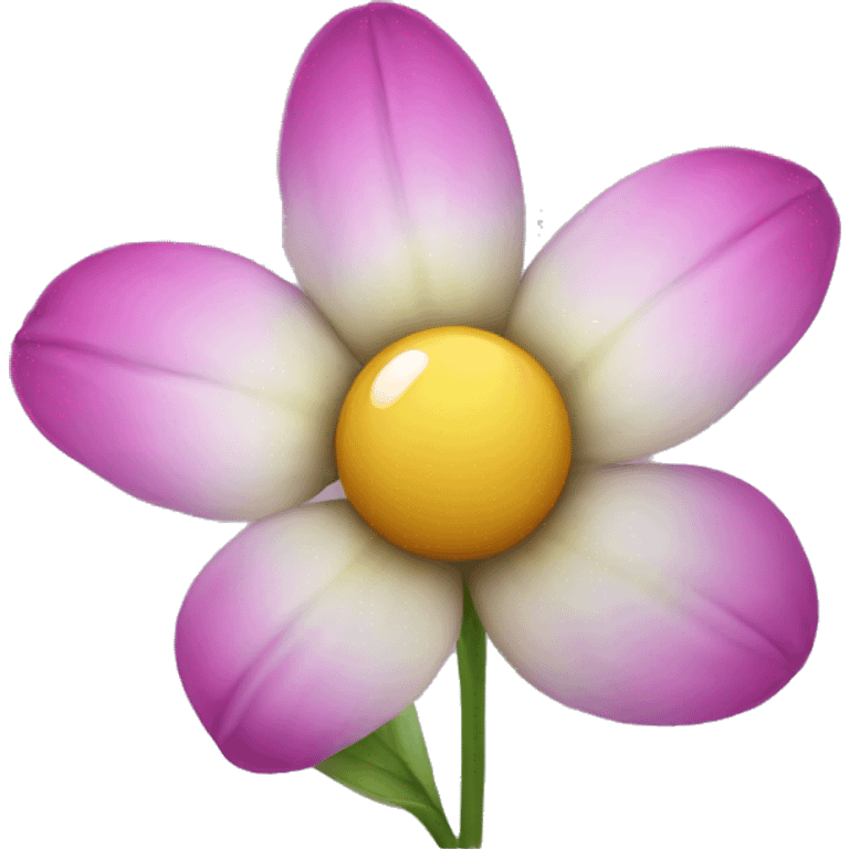 A realistic flower emoji