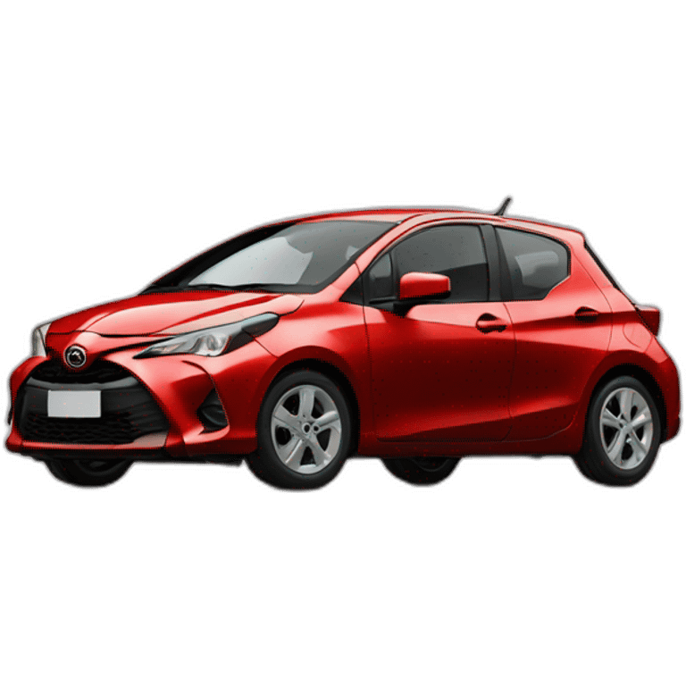 toyota yaris 2021 red emoji